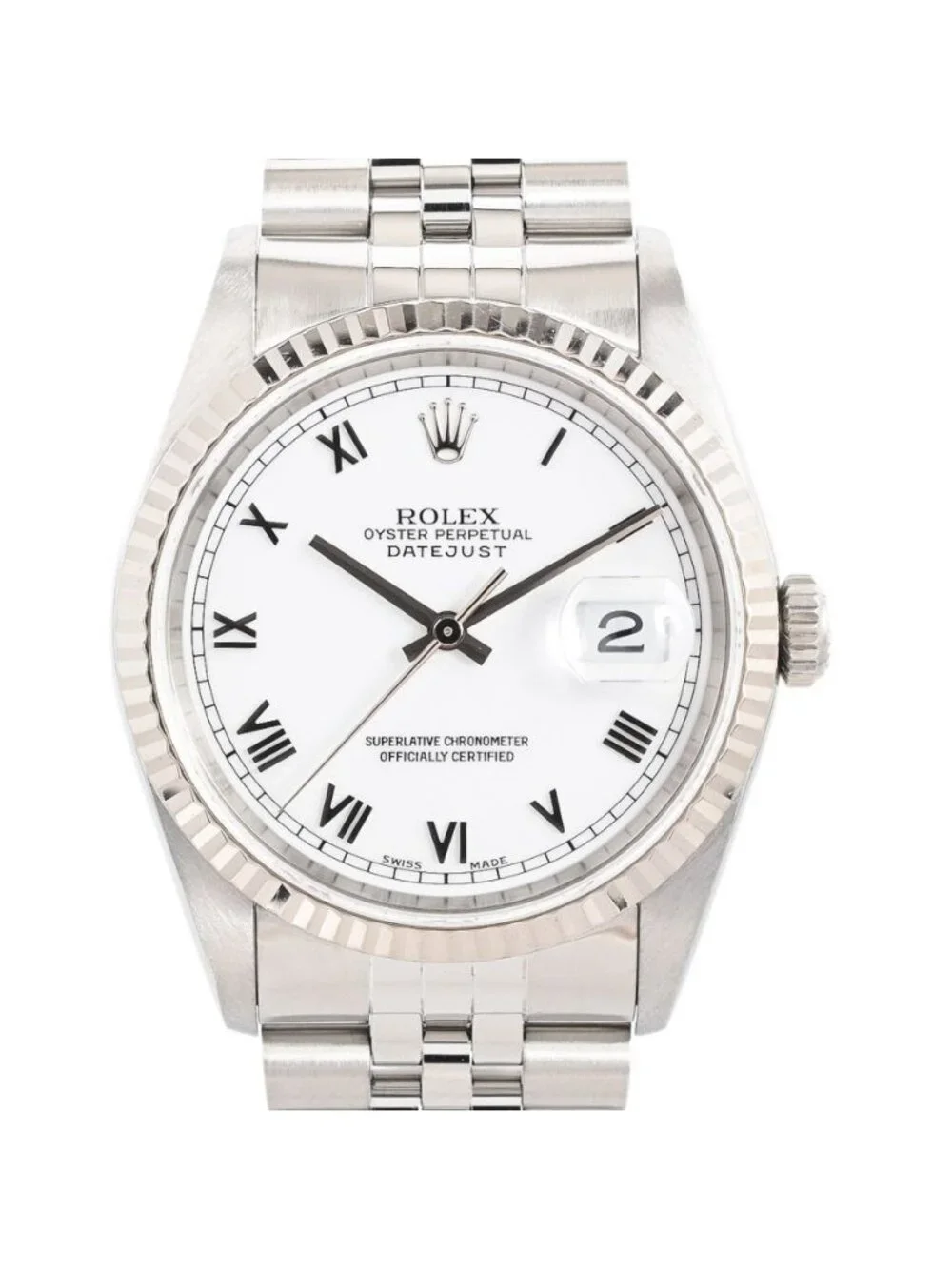 Rolex Watch Datejust White Gold